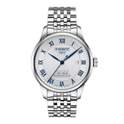 Tissot Le Locle Powermatic 80 20th Anniversary T006.407.11.033.03 - bracciale e cassa acciaio - quadrante argento con datario e indici blu